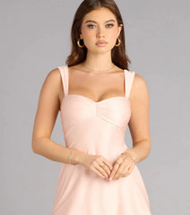Cute Crush Knit A-Line Mini Dress